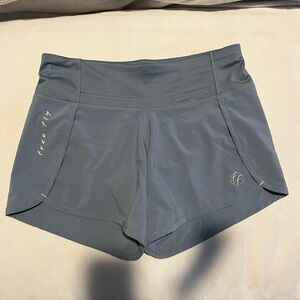 Free Fly Apparel Women's Athletic Shorts in Gray